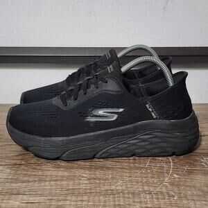 Skechers Slip-ins Max Cushioning Mystic Passion Women's Shoes Size 9 Black